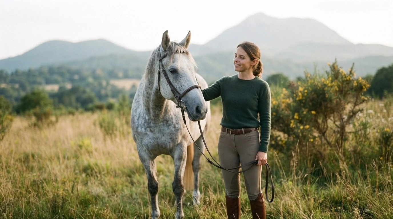 Cours d'équitation à Saint-Ilpize, Haute-Loire